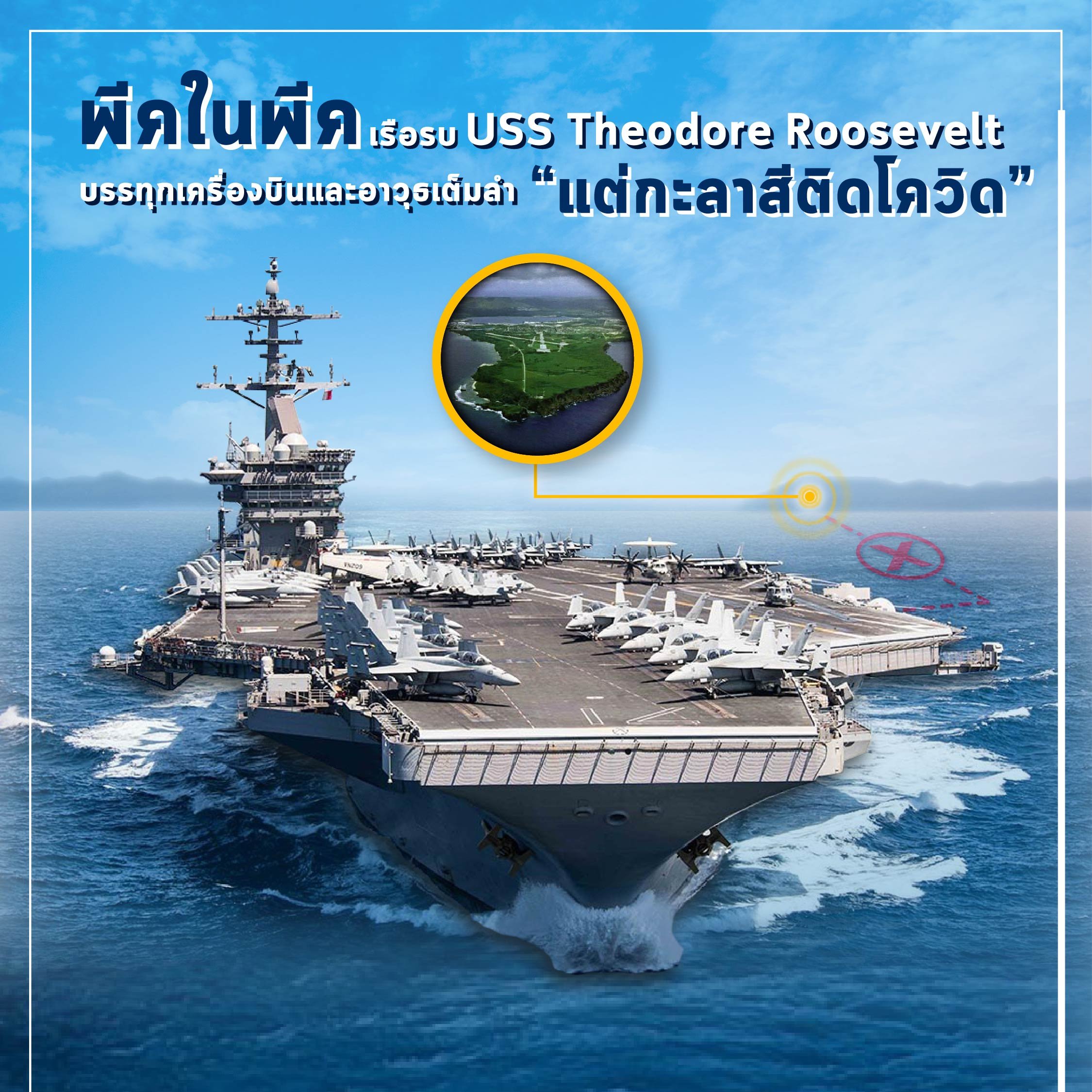USS Theodore ติดโควิด-02